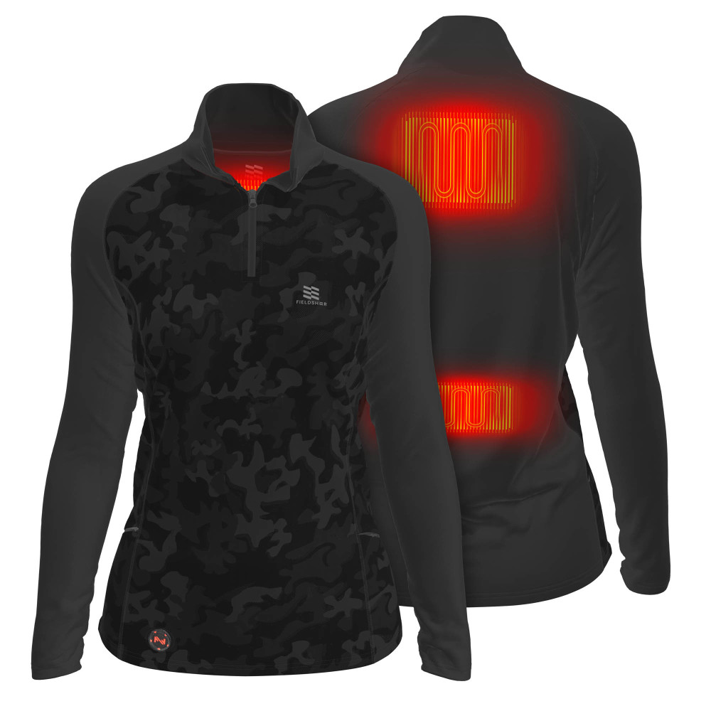 Mobile Warming Proton Baselayer Shirt Womens 7.4V Black XL - Flockneti