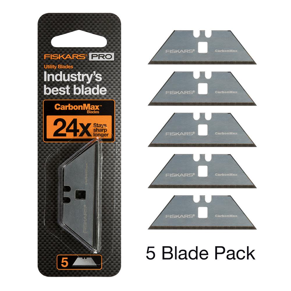 Fiskars 5Pk Replacement Utility Knife Blades - Flockneti