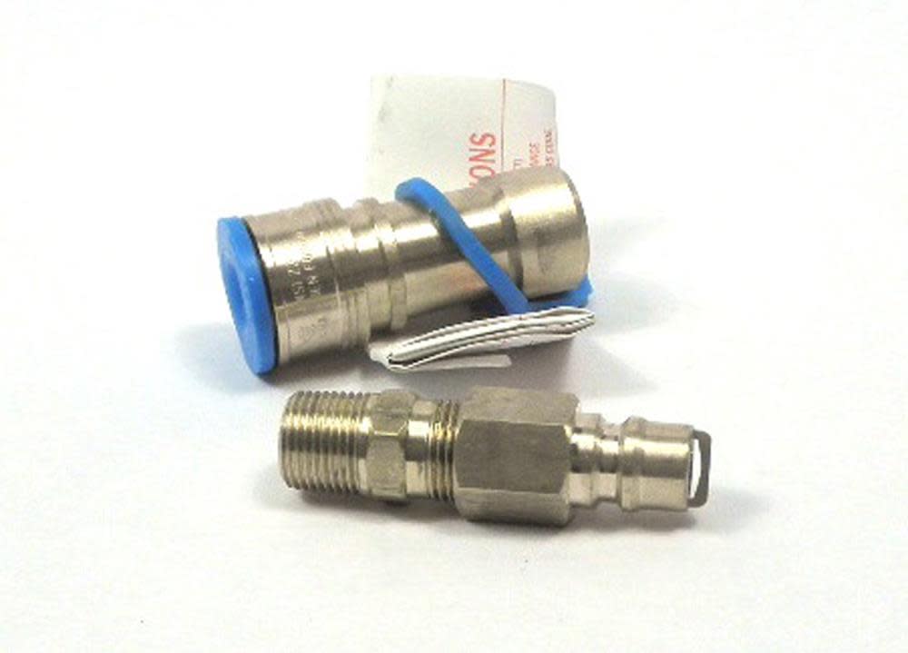 Mr Heater 3/8in Quick Connector and Full Flow Male Plug - Flockneti