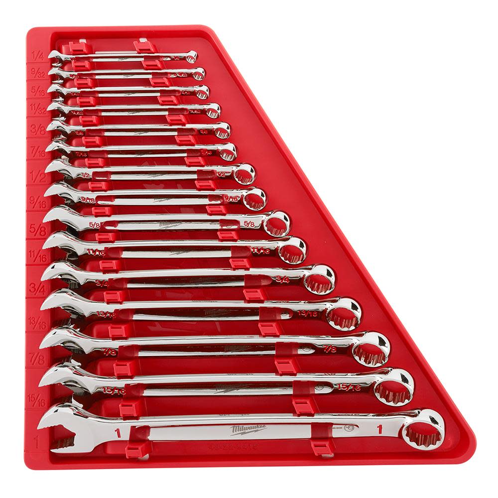 Milwaukee 15-Piece Combination Wrench Set – SAE - Flockneti