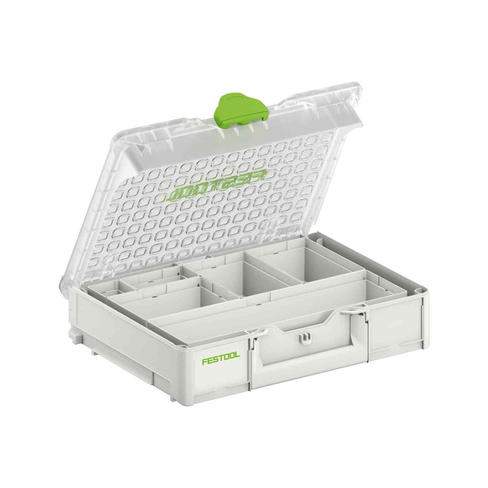 Festool SYS3 ORG M 89 6xESB Systainer Organizer with Containers - Flockneti
