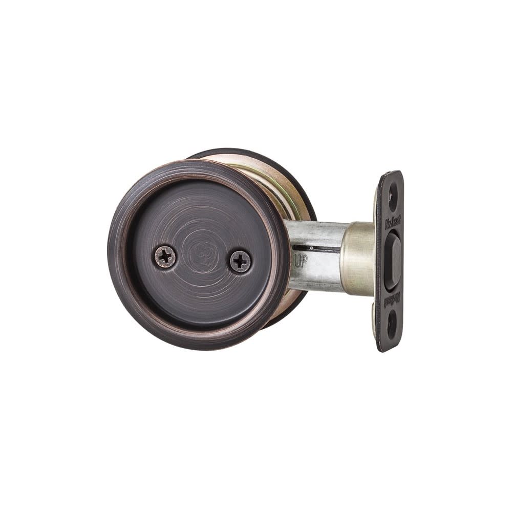 Kwikset Door Lock Oil Rubbed Bronze Indoor Passage Pocket Round - Flockneti