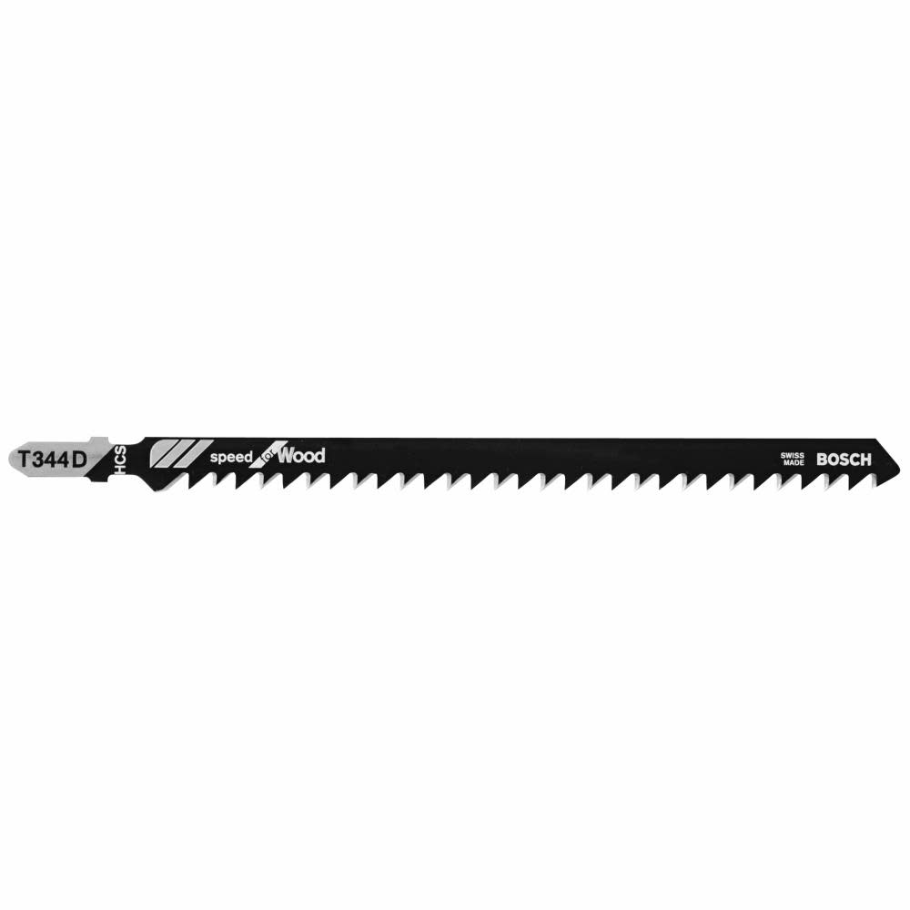 Bosch 5 pc. 6 In. 6 TPI Speed for Wood T-Shank Jig Saw Blades - Flockneti