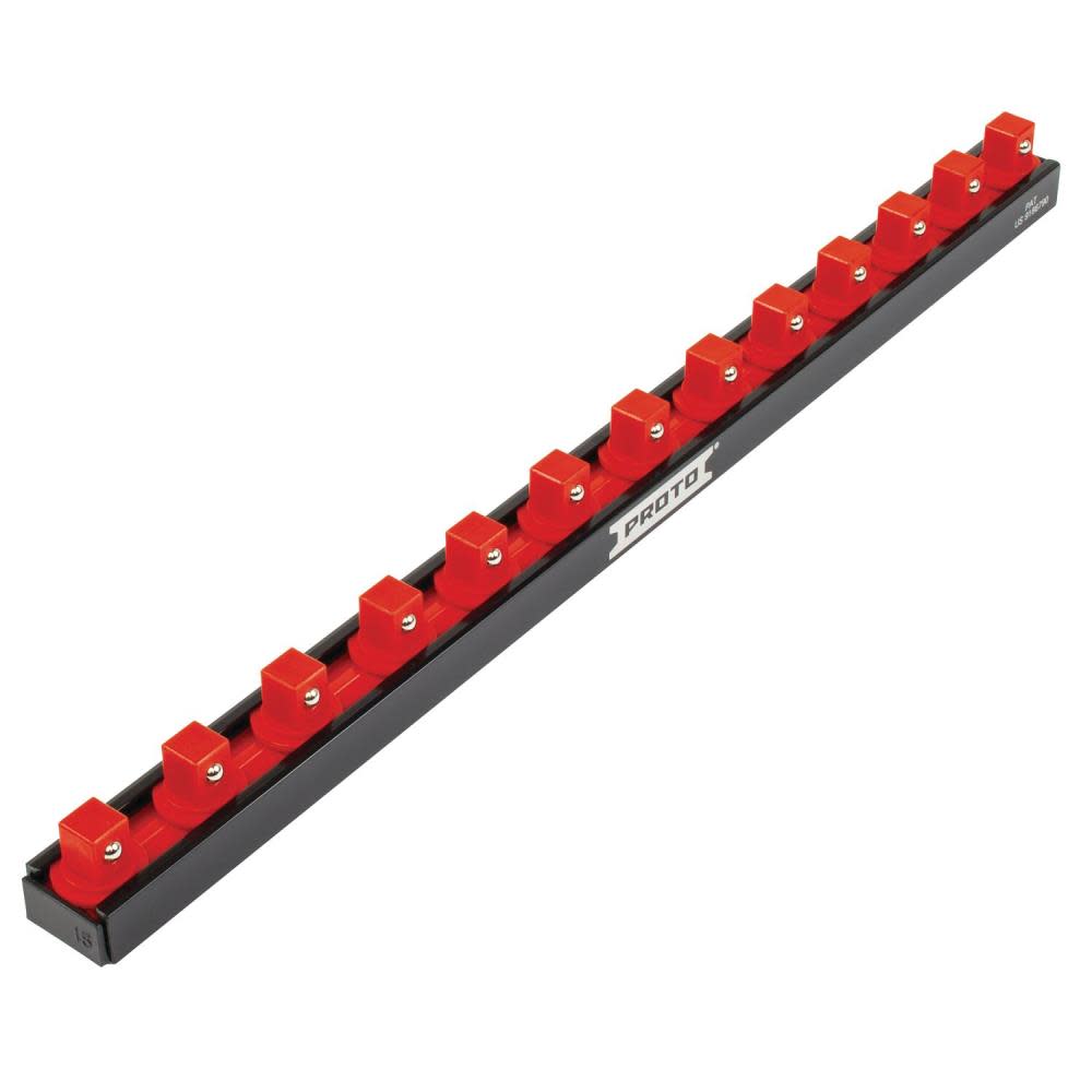 Proto 3/8″ Drive 13 Piece Socket Rail – 13″ - Flockneti