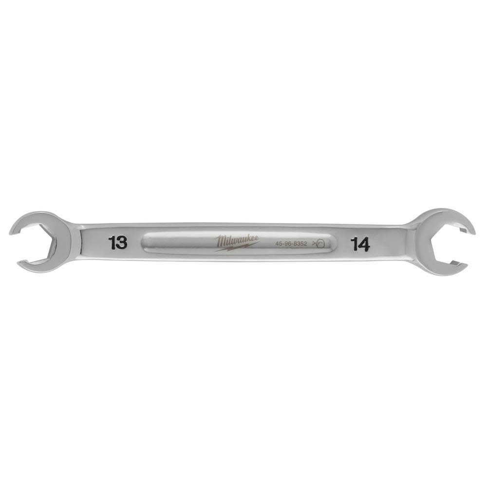 Milwaukee 13mm X 14mm Double End Flare Nut Wrench - Flockneti