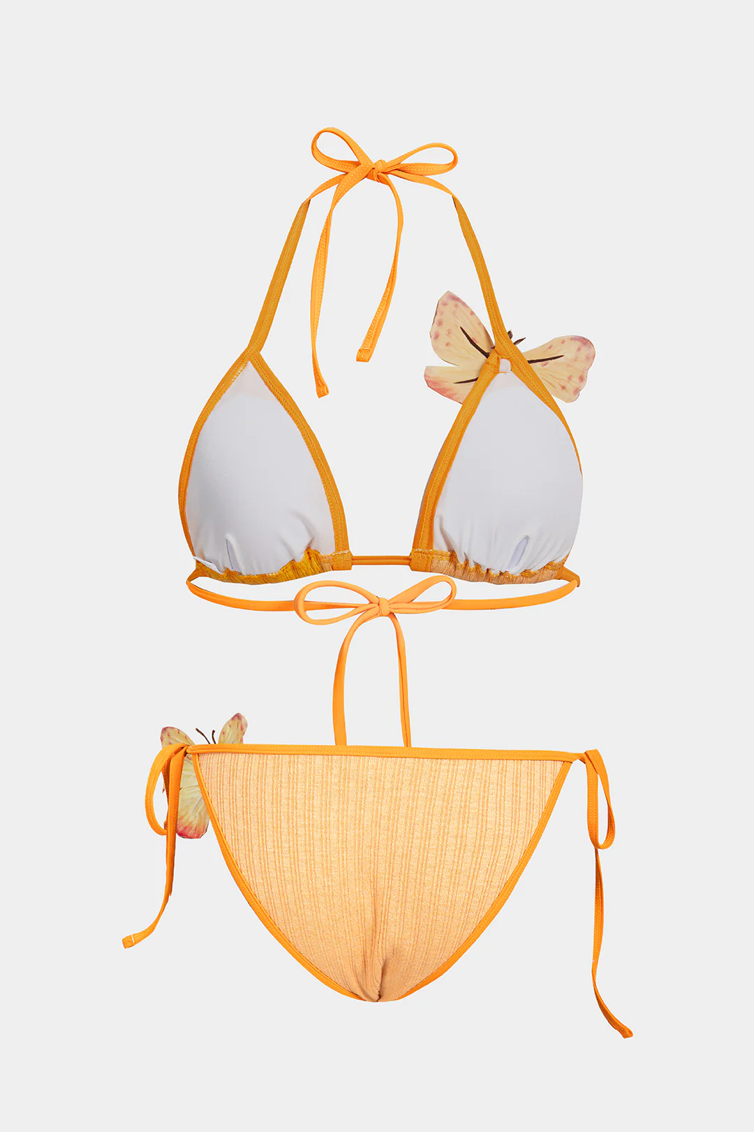 3D Butterfly Tie-Up Bikini Set - Flockneti