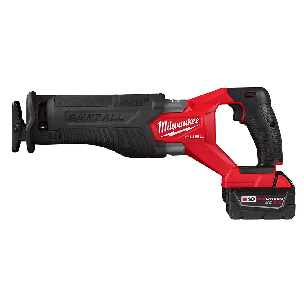 Milwaukee M18 FUEL SAWZALL Reciprocating Saw – 1 Battery XC5.0 Kit - Flockneti