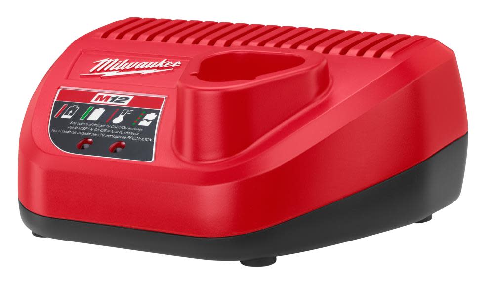 Milwaukee M12 REDLITHIUM XC6.0/2.0Ah Battery and Charger Starter Kit - Flockneti