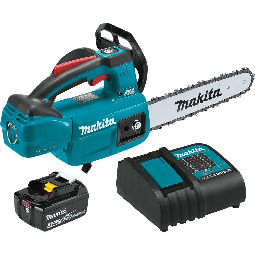 Makita 18V LXT Chain Saw Kit Lithium Ion Brushless Cordless 10″ Top Handle - Flockneti