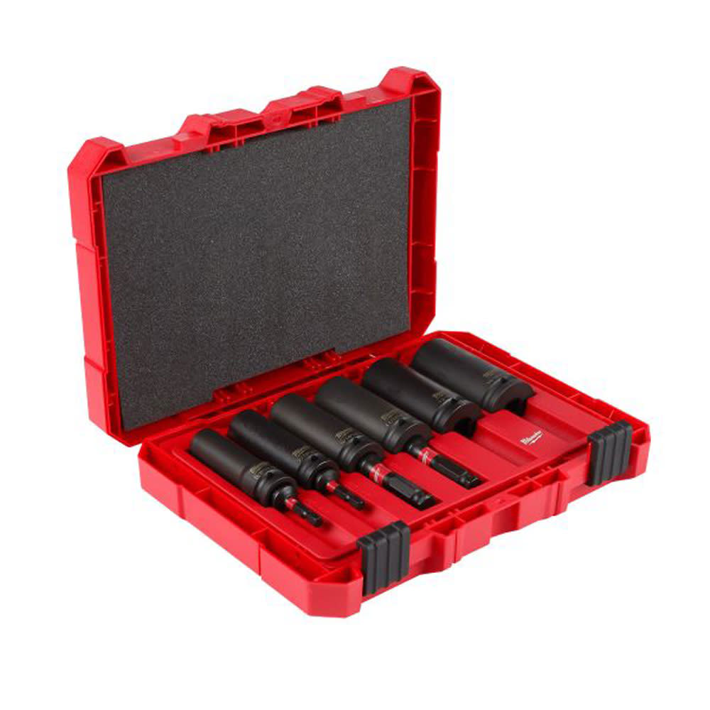 Milwaukee Shockwave Lineman’s 10PC 2-IN-1 12PT Socket Set - Flockneti
