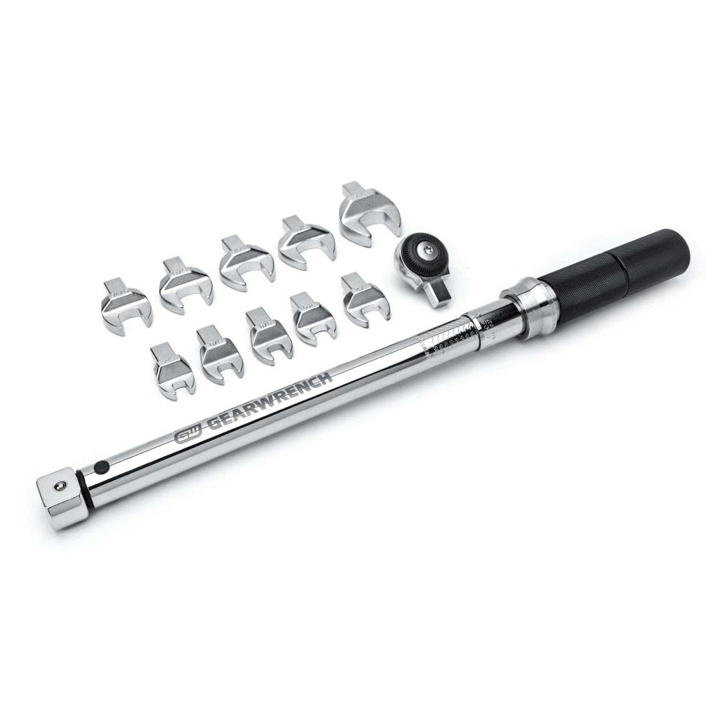 GEARWRENCH 3/8″ Drive SAE Open End Interchangeable Torque Wrench Set 12pc - Flockneti