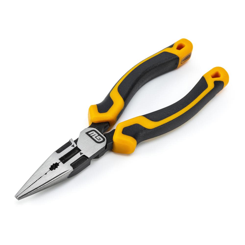 GEARWRENCH Pitbull Long Nose Pliers 6″ Dual Material - Flockneti