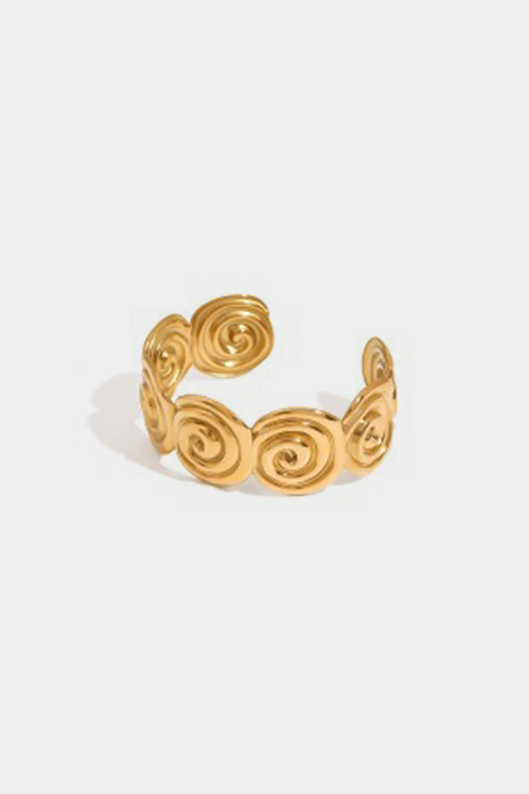 Alloy Geometric Open Bracelet - Flockneti