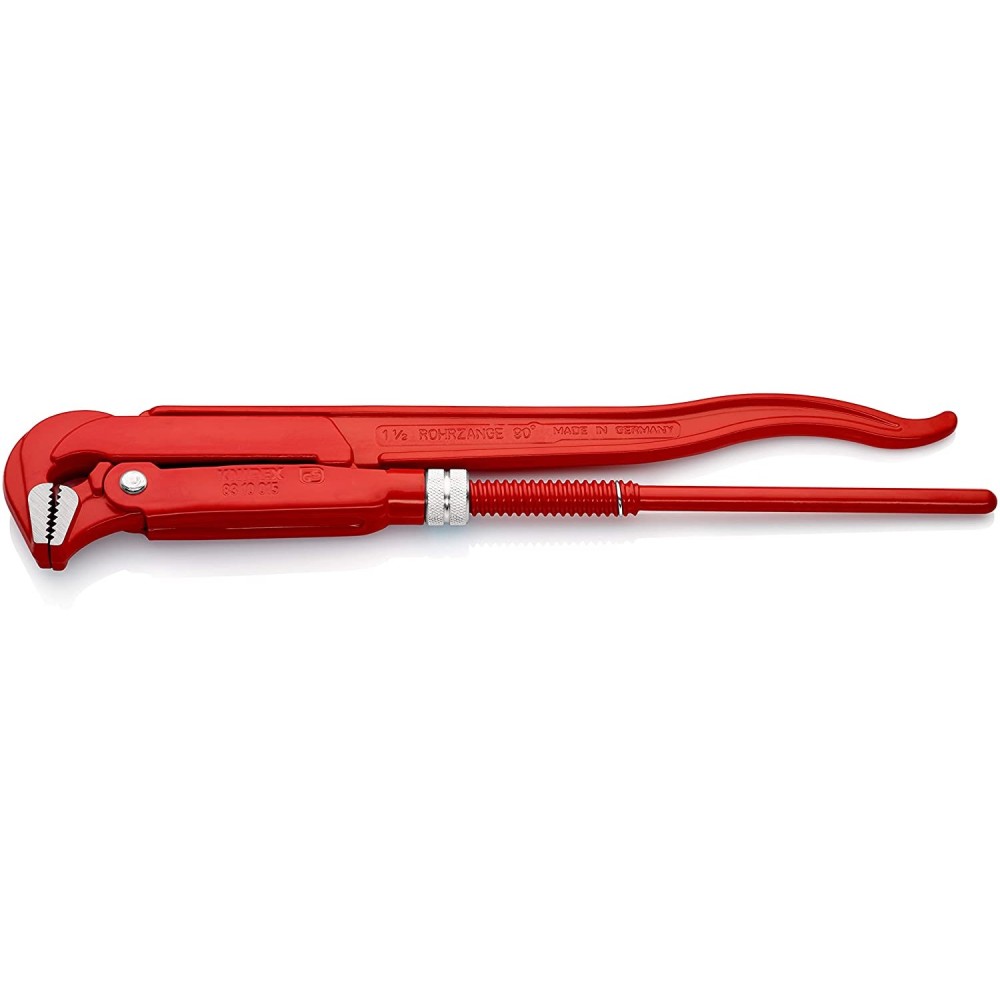 Knipex Pipe Wrench 90 Degree Angled 420 mm Swedish Pattern - Flockneti