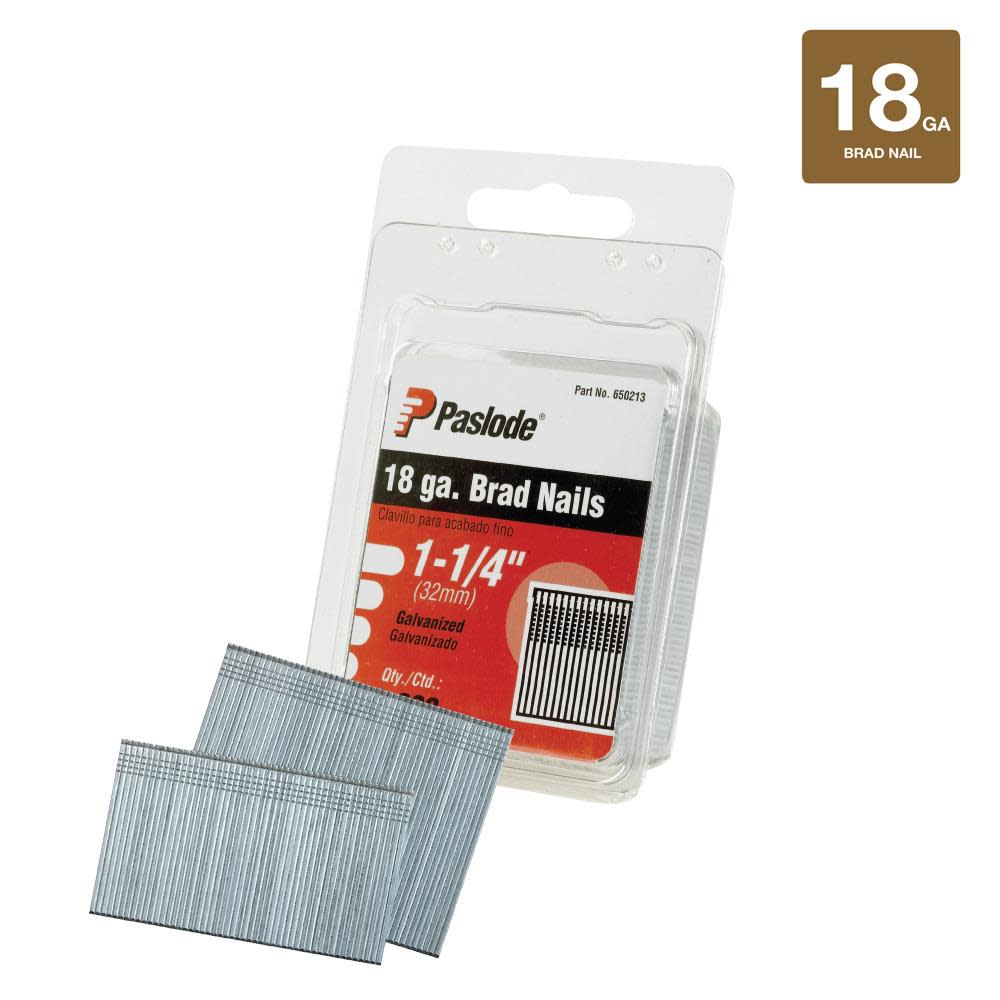 Paslode 2000 Pack 1-1/4″ – 18 Ga Galv Brads - Flockneti