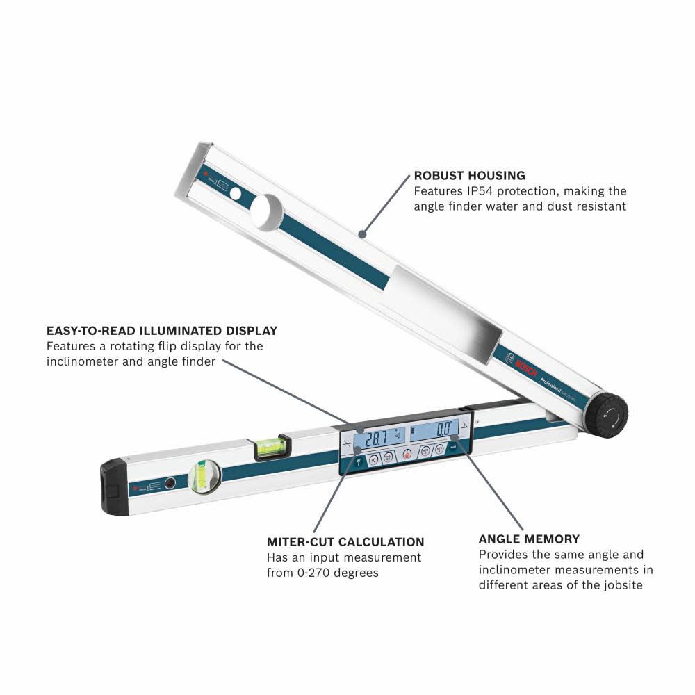Bosch Digital Angle Finder and Inclinometer - Flockneti