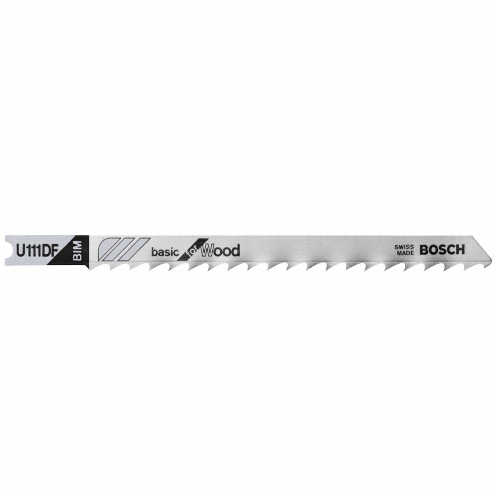 Bosch Jig Saw Blades 5pc 4″ 6 TPI Clean for Hardwood U shank - Flockneti