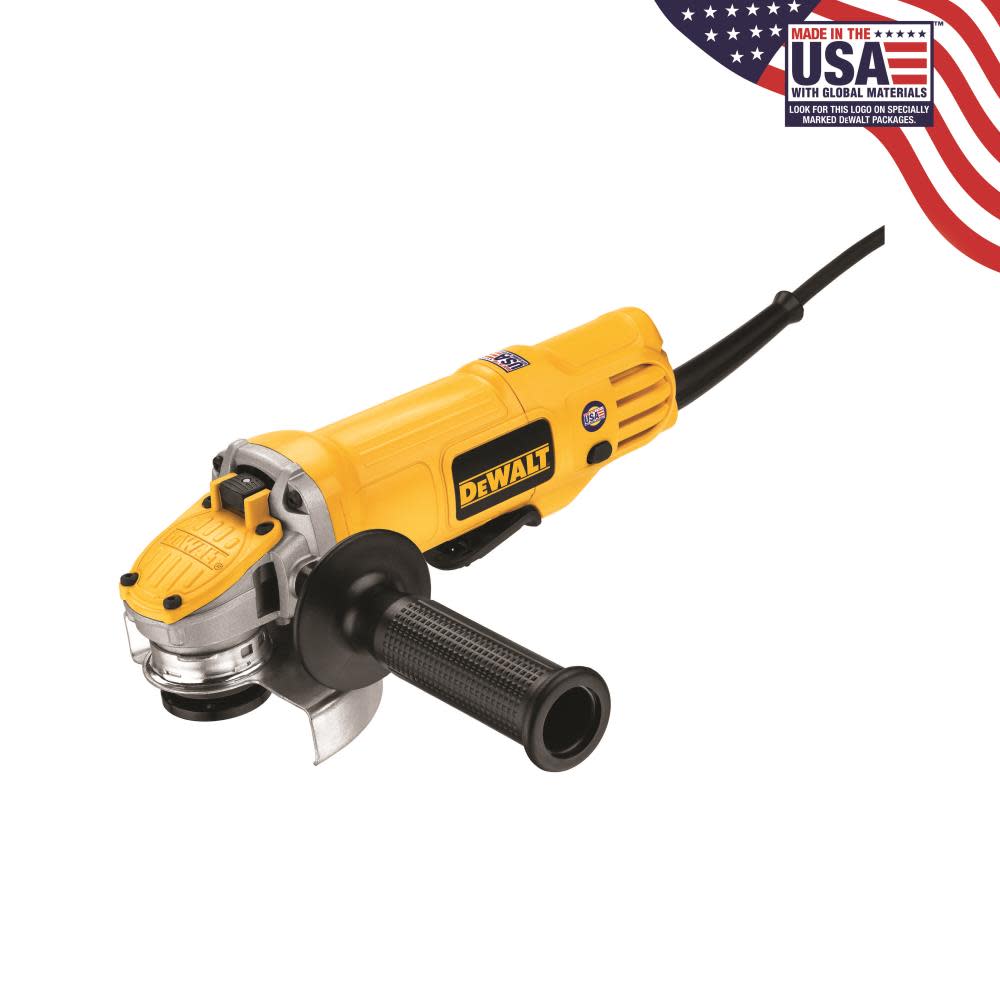 DEWALT 4-1/2 In. Paddle Switch Small Angle Grinder - Flockneti