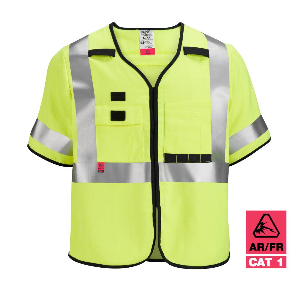 Milwaukee Safety Vest AR/FR Cat. 2 Class 3 High Visibility - Flockneti
