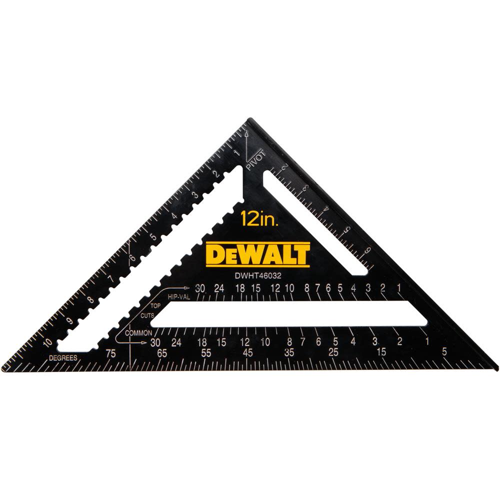 DEWALT 12″ Premium Rafter Square - Flockneti