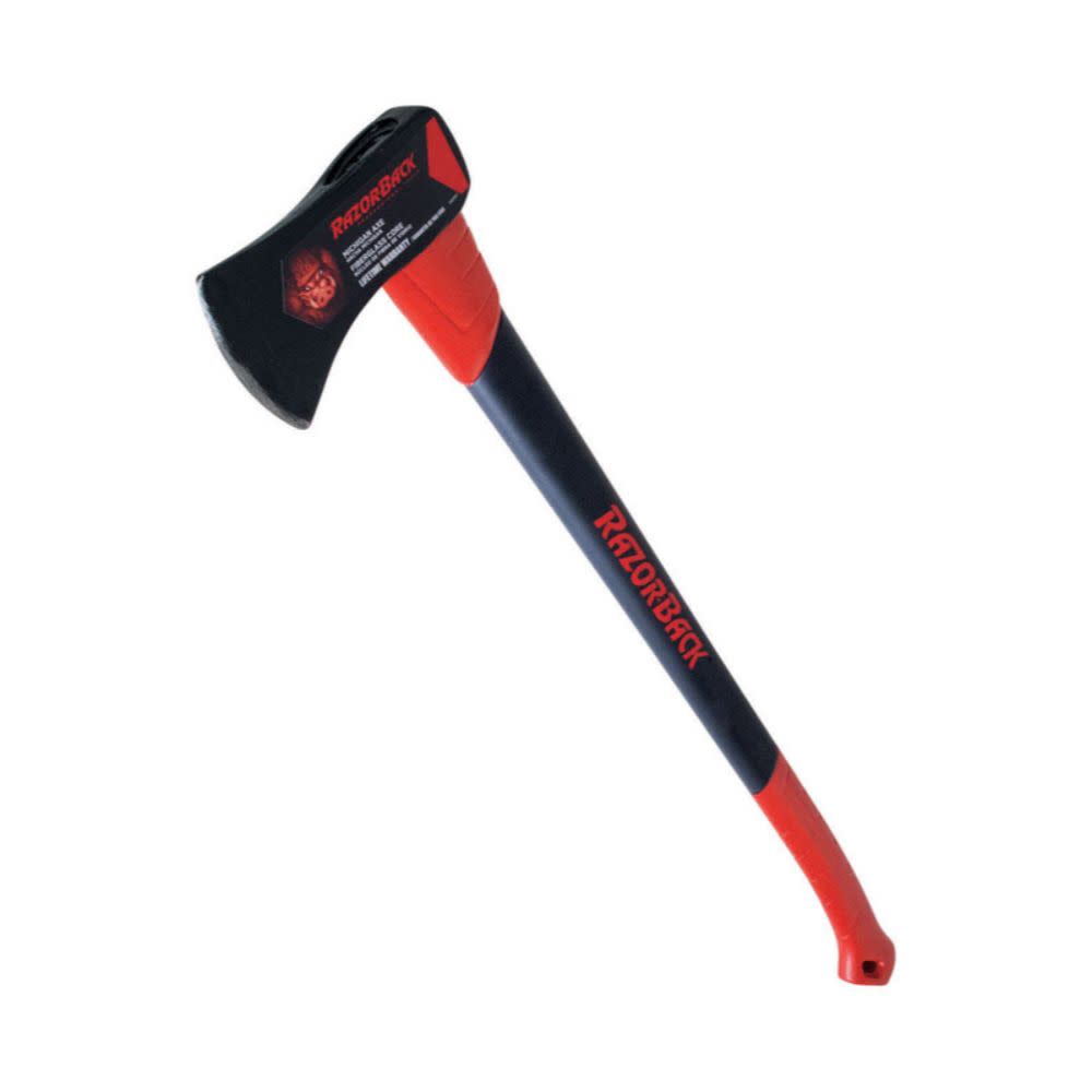Razorback 3.5 Single Bit Michigan Axe with Fiberglass Handle - Flockneti