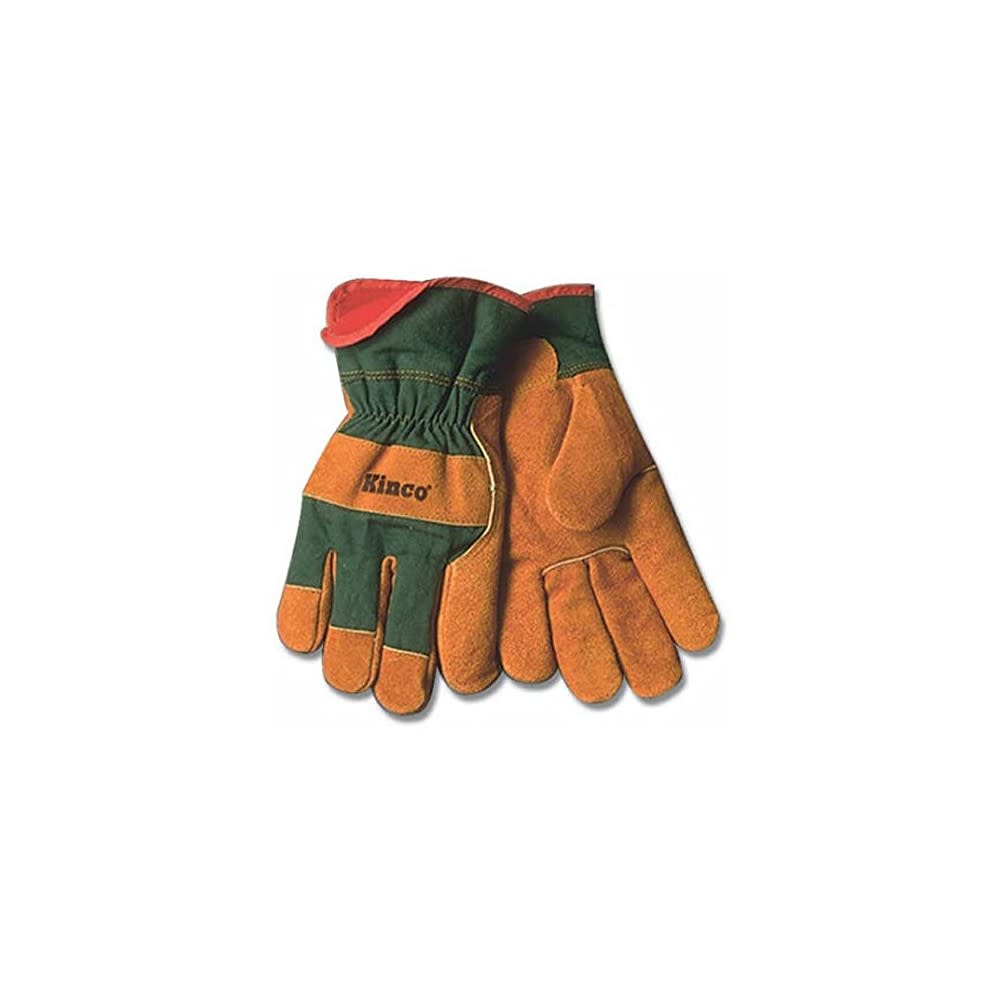 Kinco Russet Suede Cowhide Palm Glove Large - Flockneti