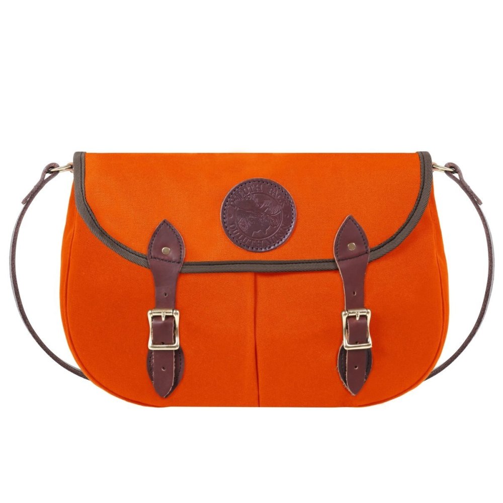 Duluth Pack 8 Liters Capacity Orange Large Double Shell Purse - Flockneti