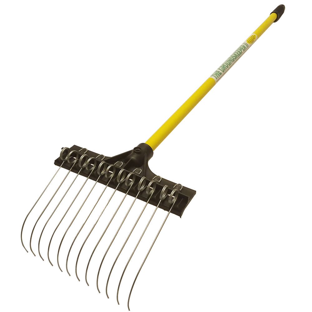 TRG Inc 9″ Groundskeeper II Spot Rake - Flockneti