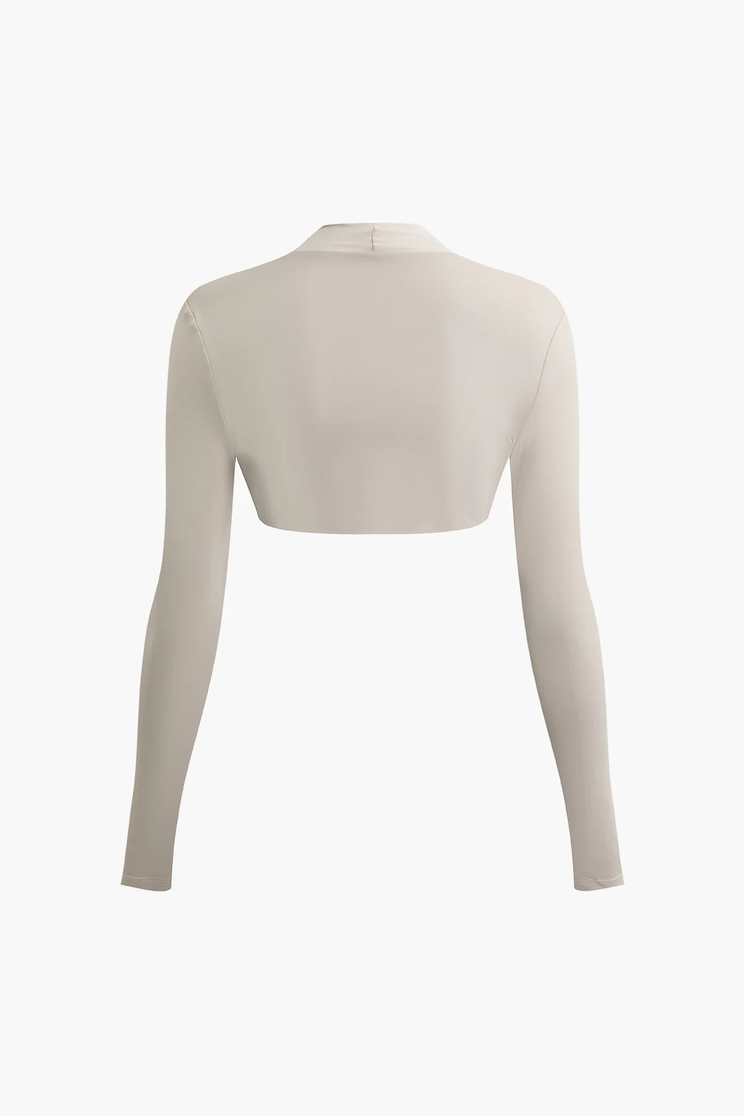 Solid Long Sleeve Sports Outerwear - Flockneti