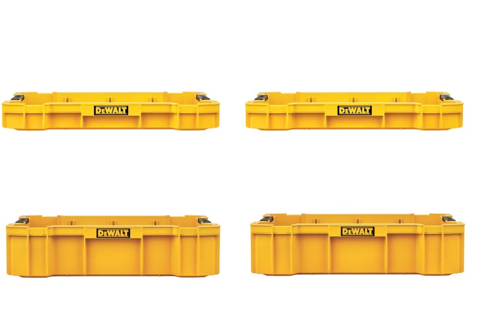 DEWALT TOUGHSYSTEM 2 Shallow and 2 Deep Tool Trays Bundle - Flockneti