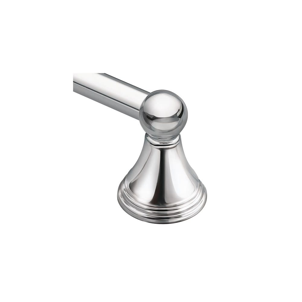 Moen Preston Towel Bar Chrome Aluminum 18″ - Flockneti