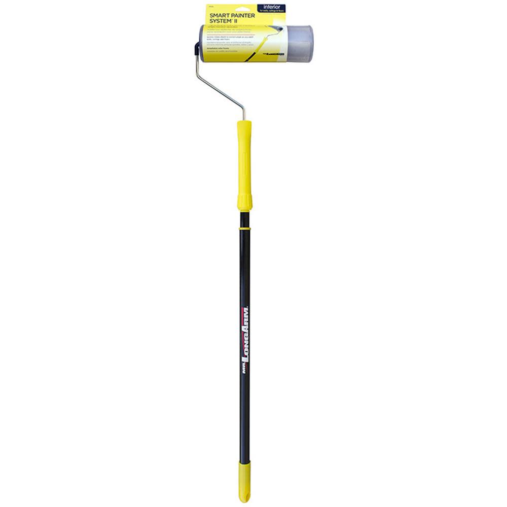 Mr Longarm Smart Painter II Roller Frame with 2 to 4 Ft Extension Handle - Flockneti