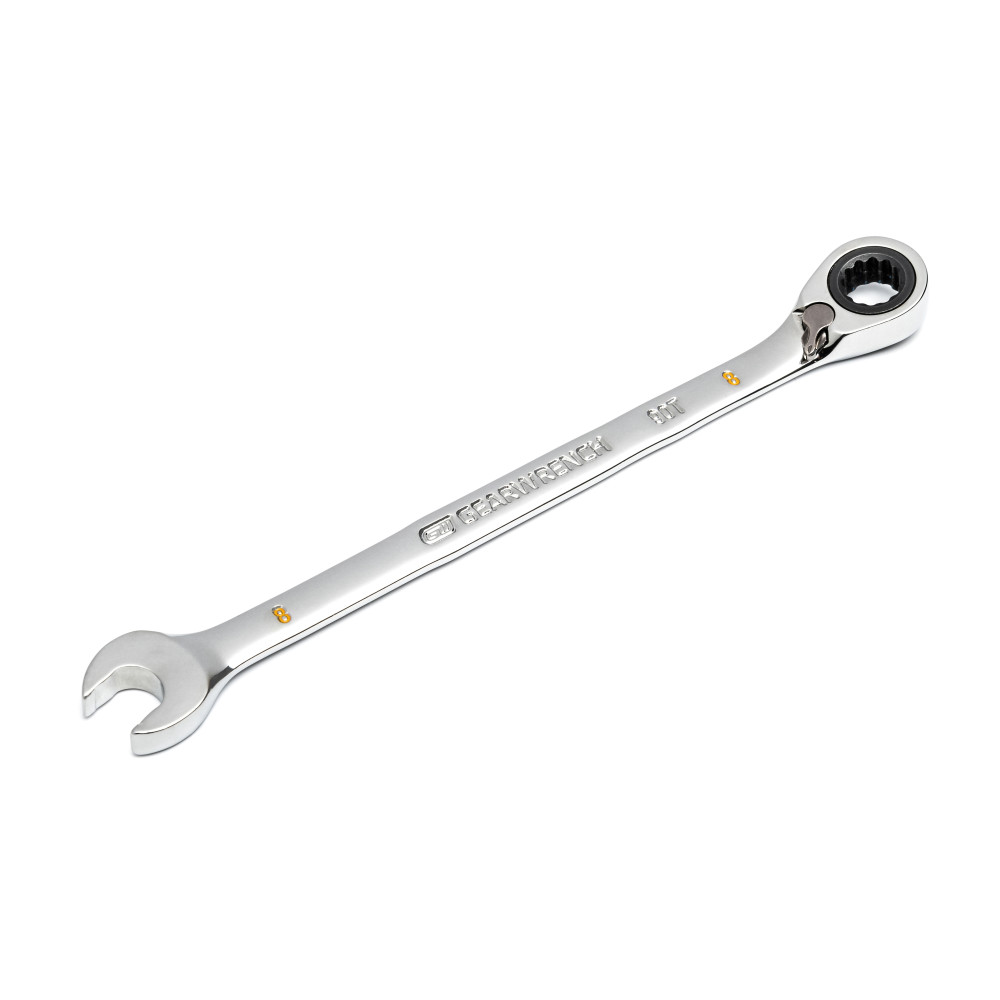 GEARWRENCH Ratcheting Wrench 8mm 90 Tooth 12 Point Reversible - Flockneti