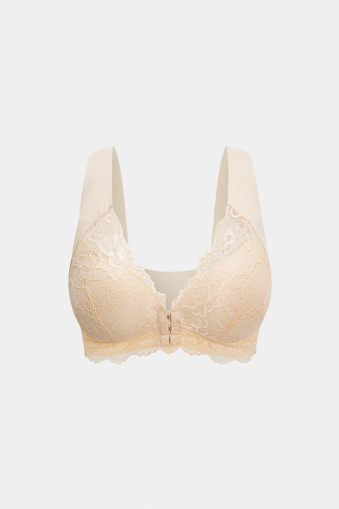 Lace Trim Brassiere - Flockneti
