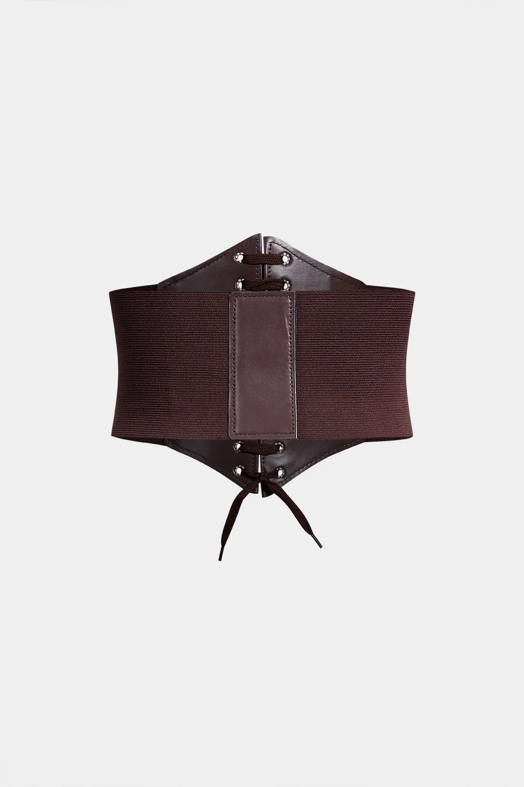 Leather Waist Wide Corset - Flockneti