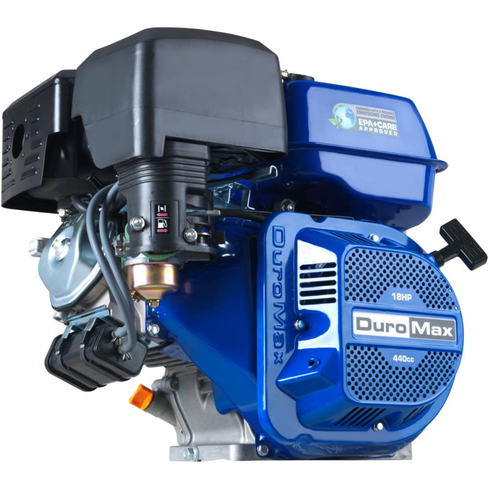 Duromax Engine 440cc Gas 1″ Shaft Recoil Start - Flockneti