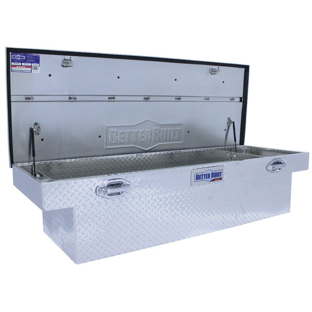 Better Built 69″ SEC Saddle Truck Tool Box DEEP & WIDE BRITE ALUMINUM - Flockneti