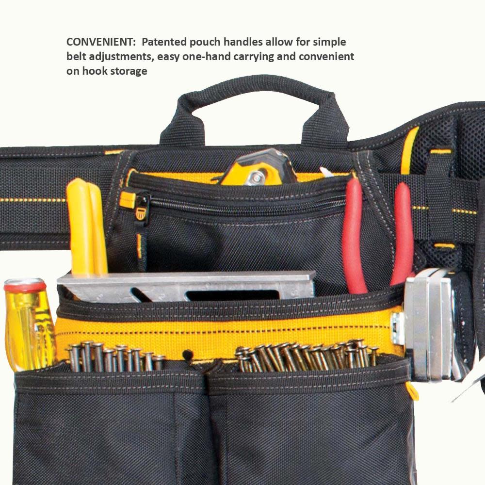 DEWALT 31 Pocket Professional Carpenter’s Combo Apron - Flockneti