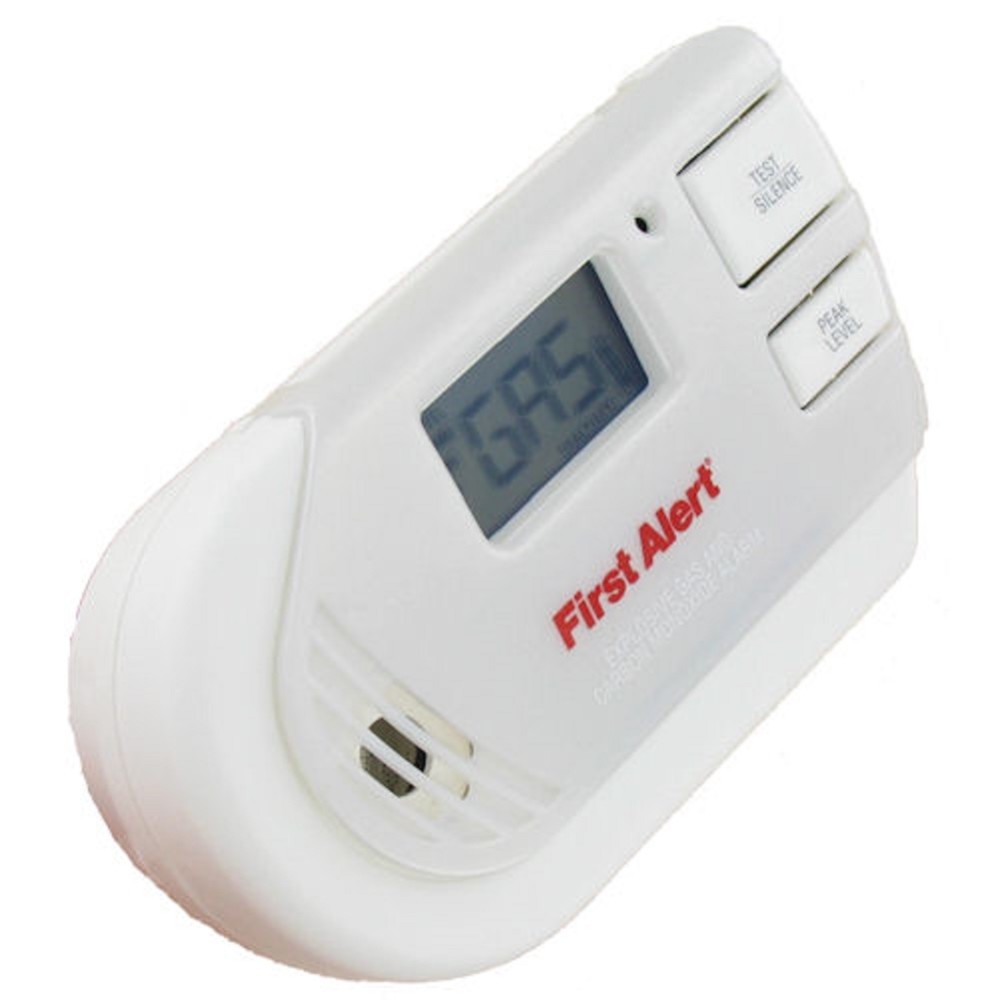 First Alert Combination Explosive Gas and Carbon Monoxide Alarm with Backlit Digital Display - Flockneti