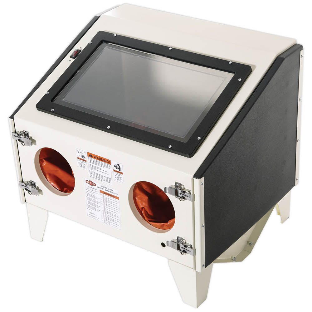 Shop Fox Benchtop Sandblast Cabinet - Flockneti