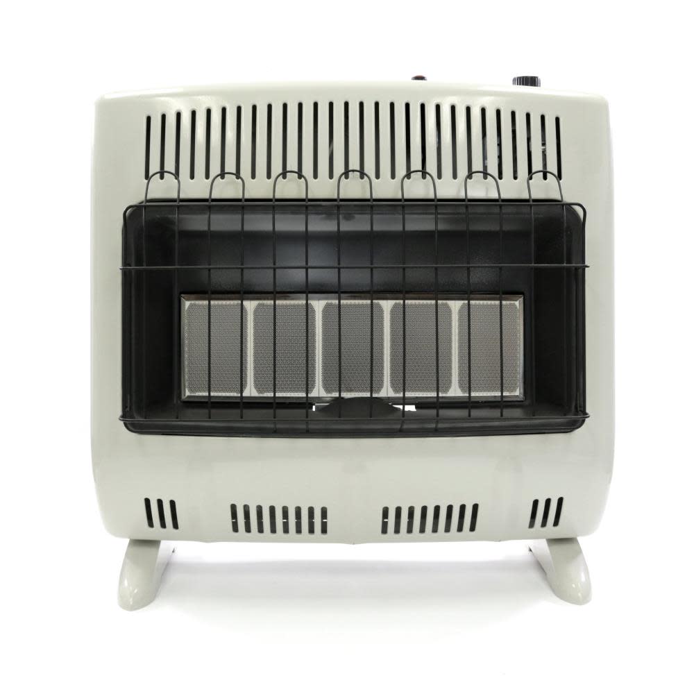 Heatstar 30000 BTU Vent Free Radiant Natural Gas Heater with Thermostat and Blower - Flockneti