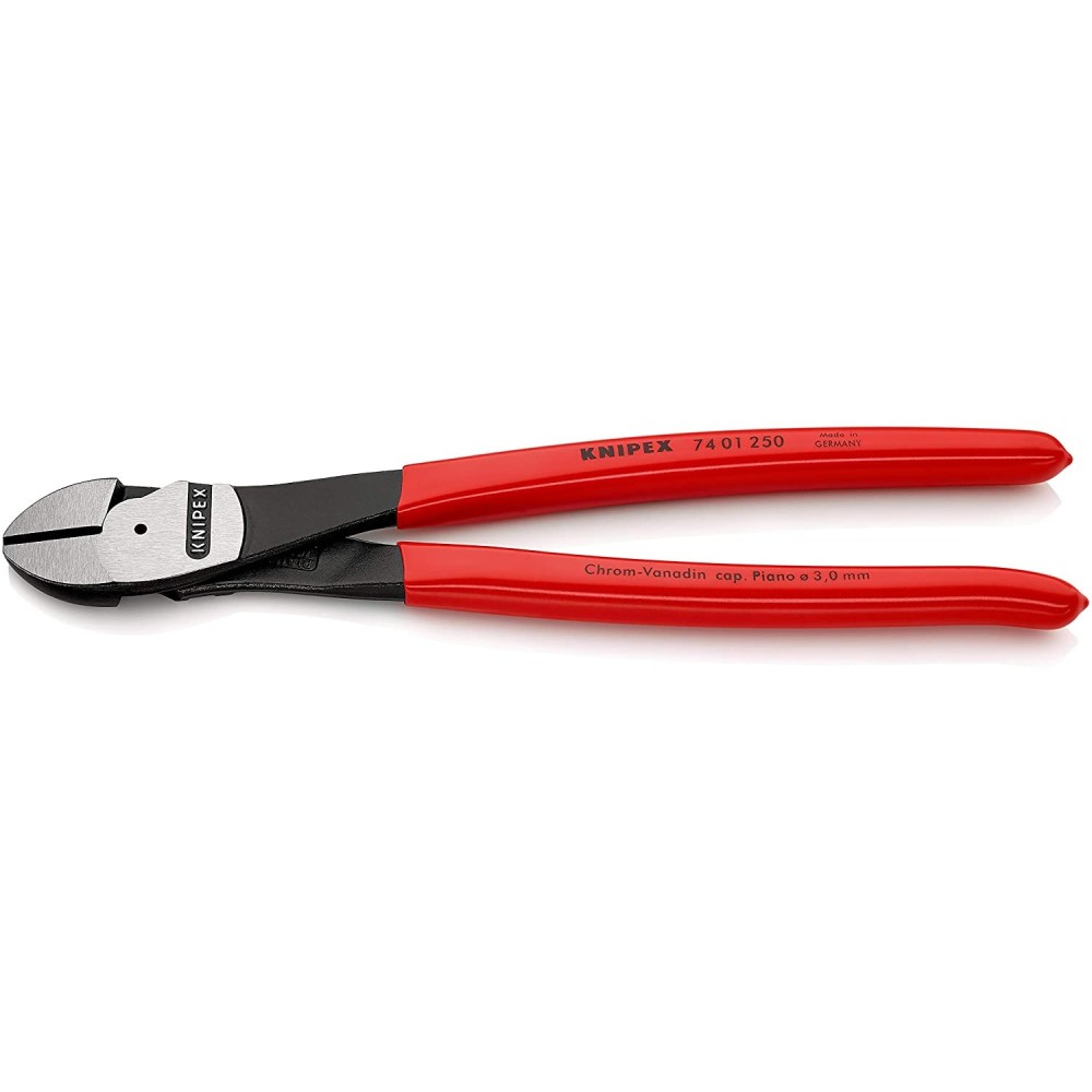 Knipex Diagonal Cutter Plastic Coated Handle 250mm - Flockneti