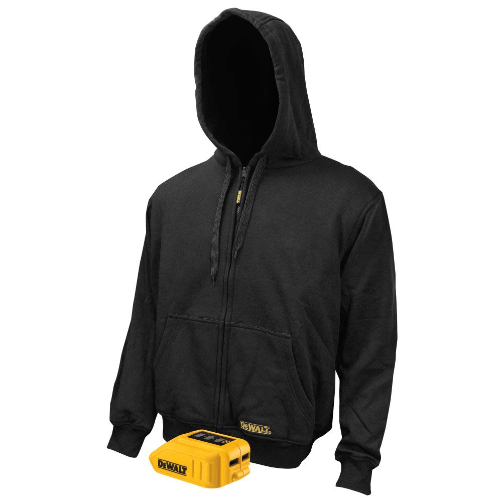 DEWALT 20V Max Mens Heated Bare Tool Hoodie 2X Black - Flockneti