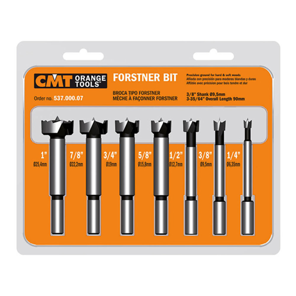 CMT 7 Pc Forstner Bit Set - Flockneti