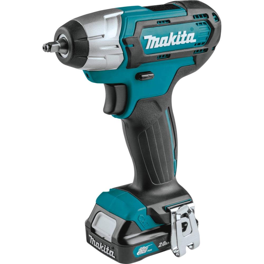 Makita 12V Max CXT Lithium-Ion Cordless 1/4 In. Impact Wrench Kit (2.0Ah) - Flockneti