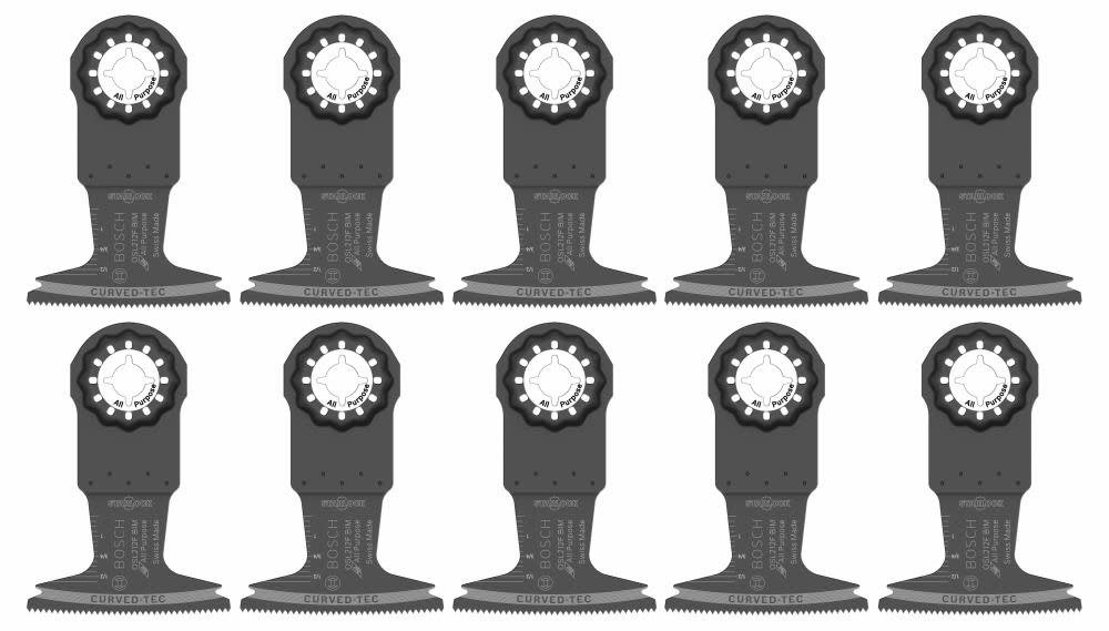 Bosch 2-1/2 In. Starlock Oscillating Multi Tool Bi-Metal Plunge Cut Blade 10 pk. - Flockneti
