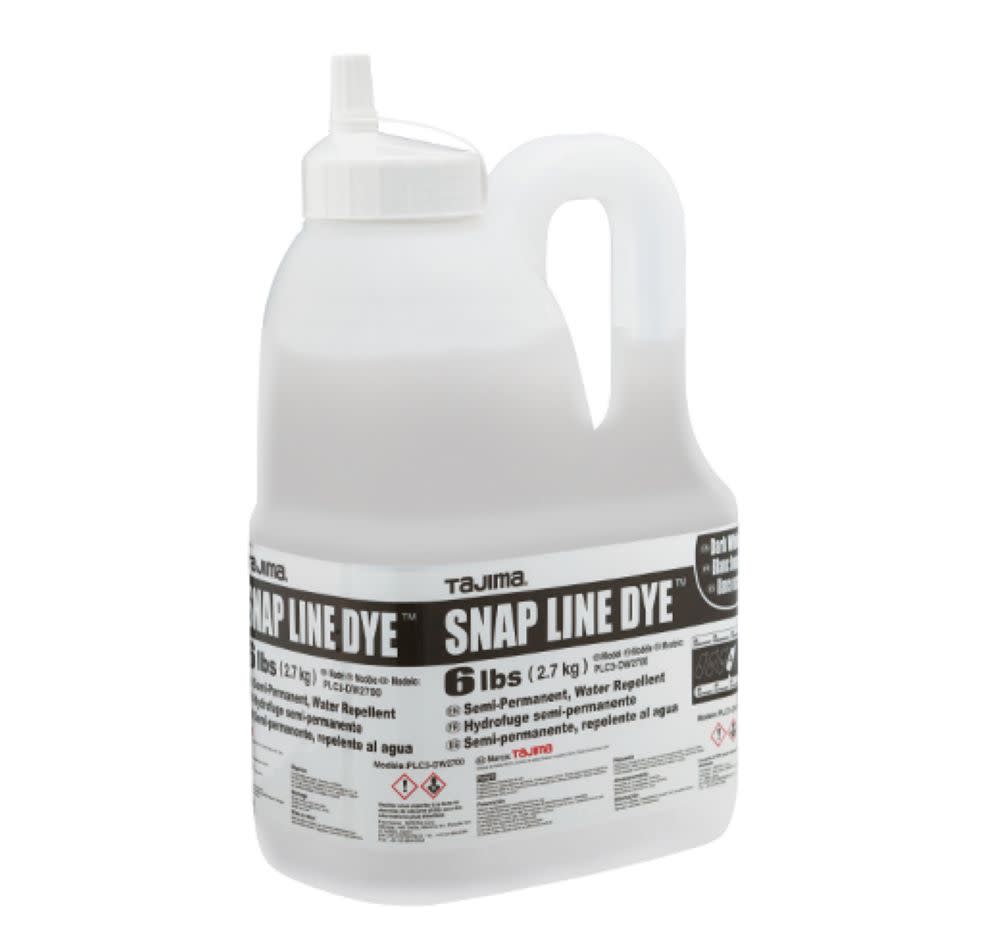 Tajima Chalk Snap Line Dye 6lbs Dark White - Flockneti