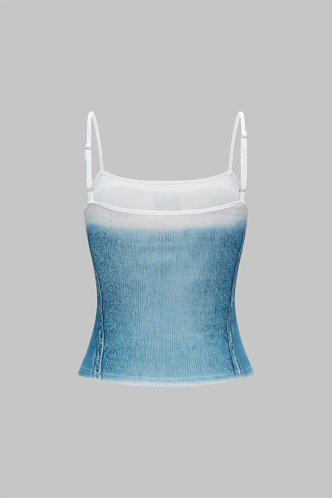Illusion Pattern Print Cami Top - Flockneti