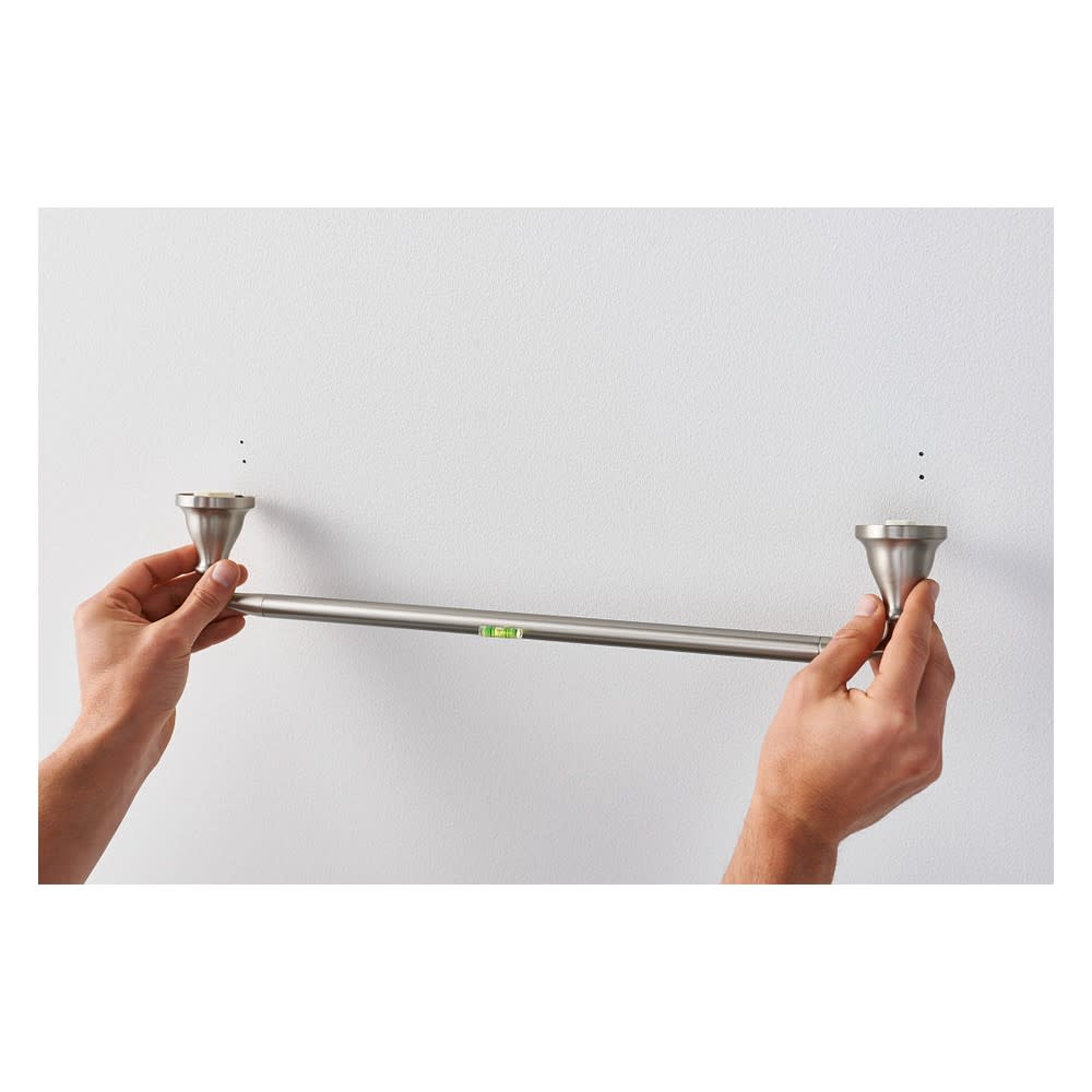 Moen Hilliard Towel Bar Brushed Nickel 24″ - Flockneti
