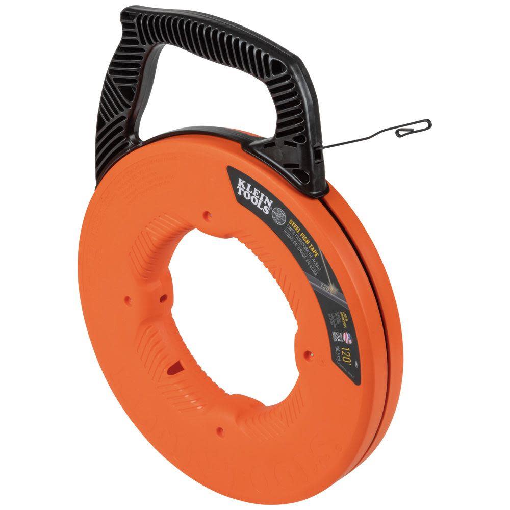 Klein Tools 120′ Steel Fish Tape - Flockneti